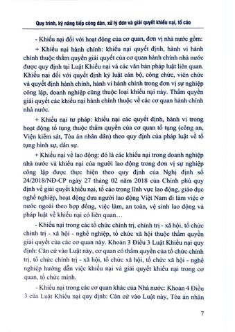  Quy Trình, Kỹ Năng Tiếp Công Dân, Xử Lý Đơn Và Giải Quyết Khiếu Nại, Tố Cáo Kèm Theo Luật, Các Văn Bản Hướng Dẫn Thi Hành Và Biểu Mẫu  - TS. Đinh Văn Minh 