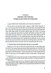 Bộ Luật Dân Sự Năm 2005 Và 2015 Phân Tích – Đối Chiếu - Trương Hồng Quang, Nguyễn Bích Loan (CTQG)