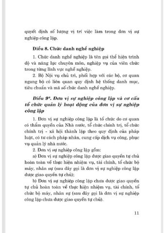  Luật Viên Chức Năm 2010 (Sửa Đổi, Bổ Sung Năm 2019) - Quốc hội (XB 2024) 