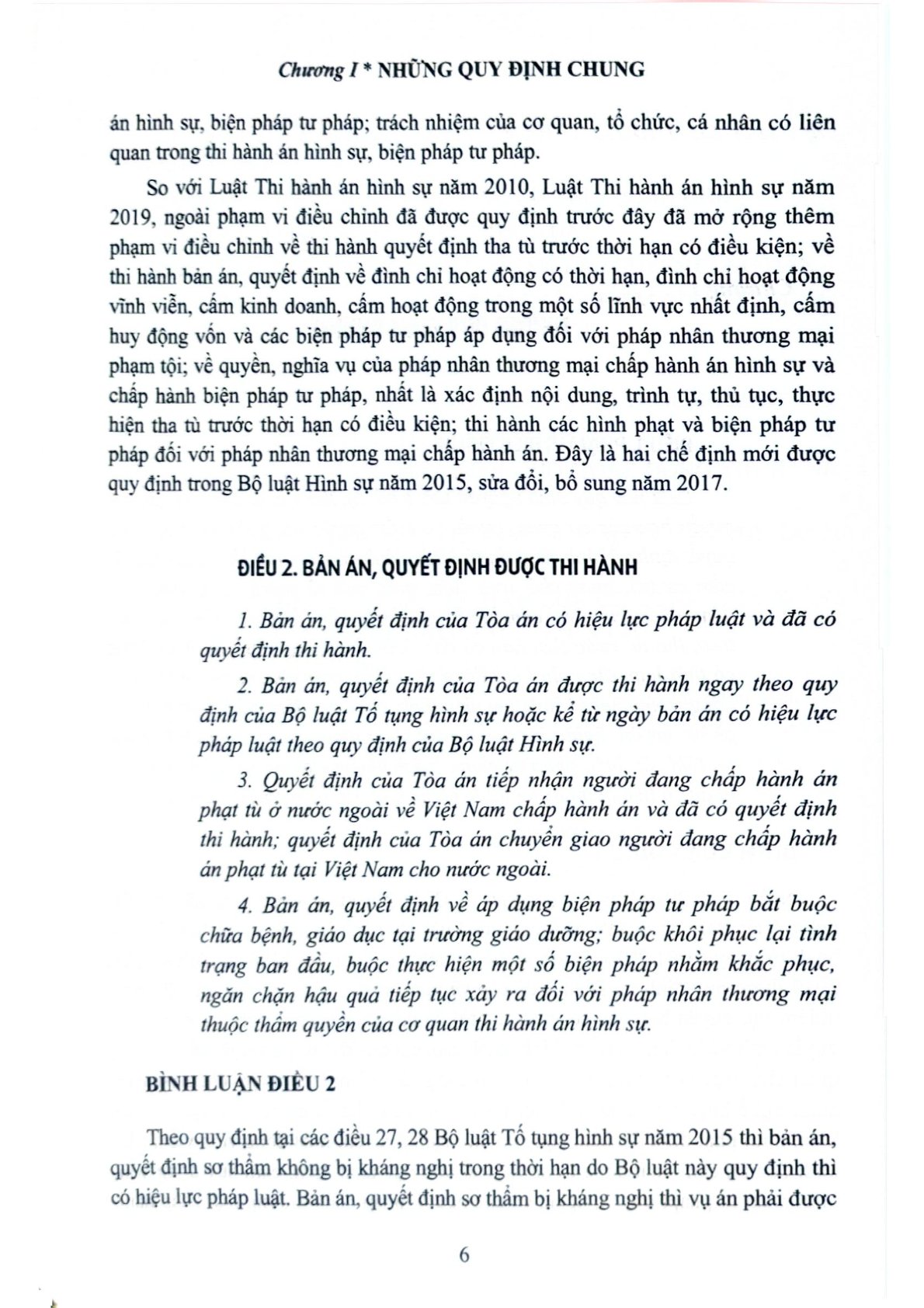 Bình Luận Luật Thi Hành Án Hình Sự Năm 2019 (Sách Chuyên Khảo) - Thượng tướng Lê Quý Vương