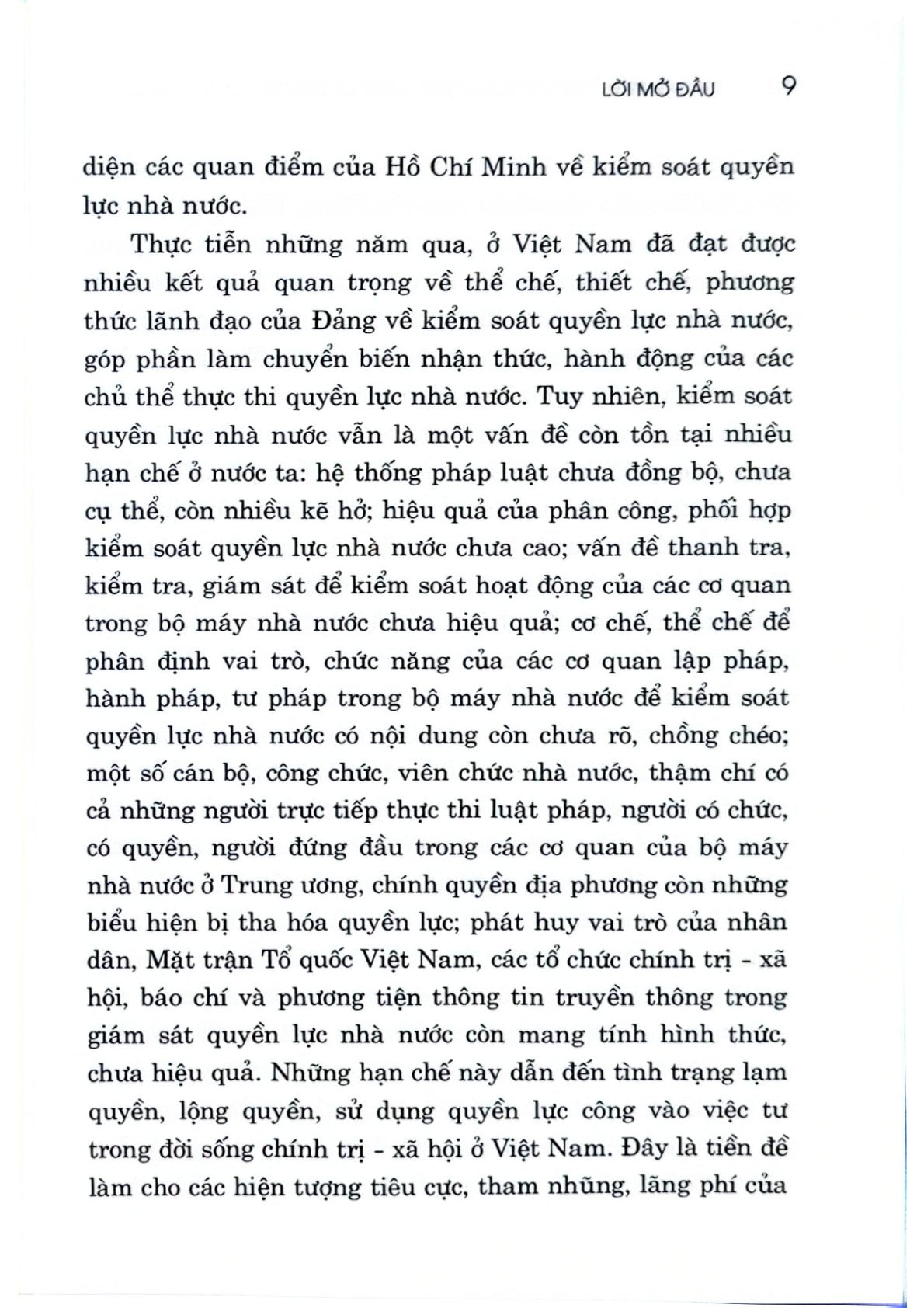 Tư Tưởng Hồ Chí Minh Về Kiểm Soát Quyền Lực Nhà Nước Và Sự Vận Dụng Trong Tình Hình Hiện Nay (Sách Chuyên Khảo) - TS Trịnh Quốc Việt (XB 2024)