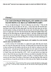 Pháp Luật Hình Sự Việt Nam Về Các Tội Xâm Phạm Tính Mạng, Sức Khỏe Của Con Người - TS.Đỗ Đức Hồng Hà (Chủ Biên)