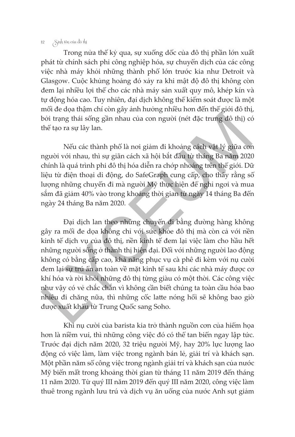 Sinh Tồn Của Đô Thị - Edward Glaeser & David Cutler