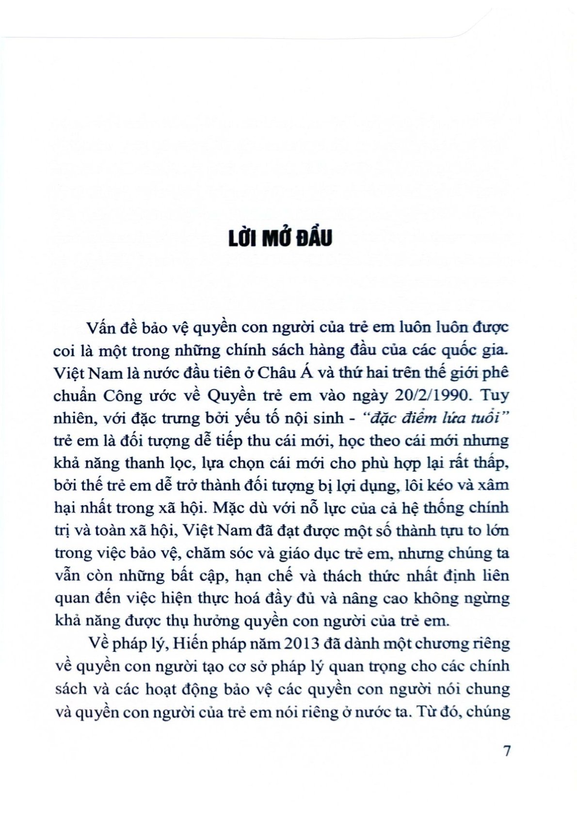 Bảo Vệ Quyền Con Người Của Trẻ Em Bằng Pháp Luật Hình Sự Việt Nam  - TS. Vũ Thị Phượng