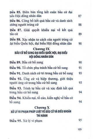 Luật Bầu Cử Đại Biểu Quốc Hội Và Đại Biểu Hội Đồng Nhân Dân  - Quốc hội 