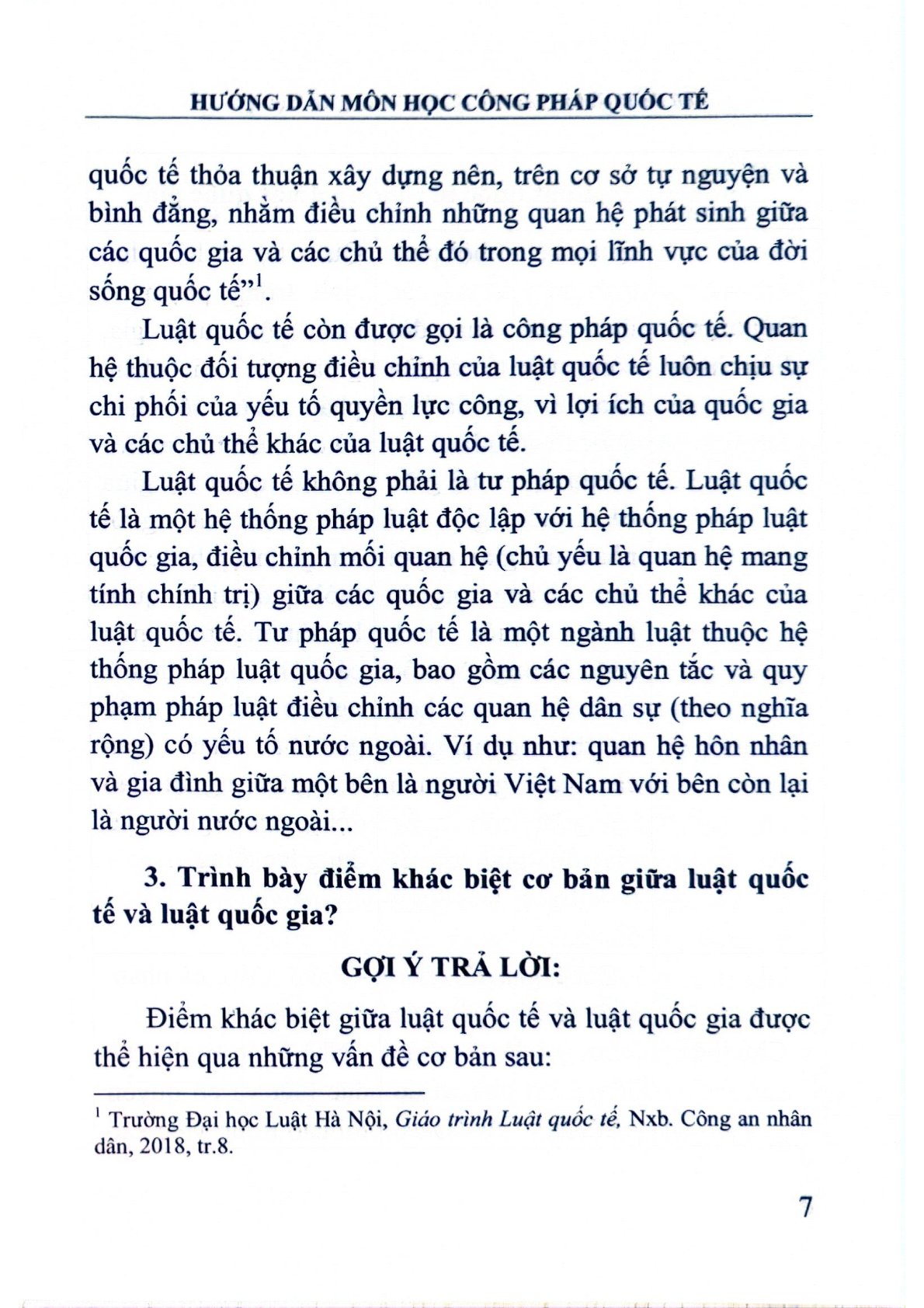 Hướng Dẫn Môn Học Công Pháp Quốc Tế  - TS. Nguyễn Thị Hồng Yến - TS. Lê Thị Anh Đào