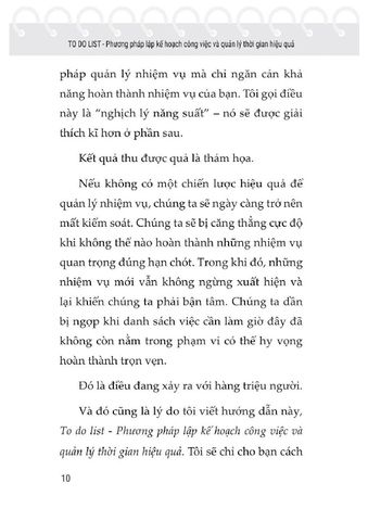  Do You List - Phương Pháp Lập Kế Hoạch Công Việc Và Quản Lý Thời Gian Hiệu Quả 