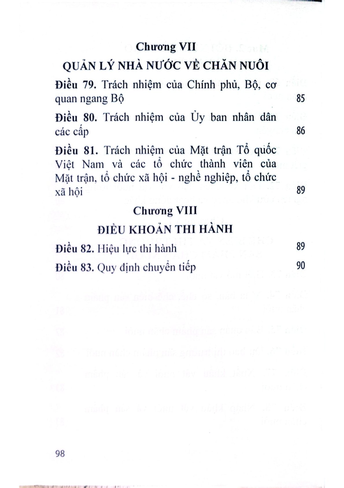 Luật Chăn Nuôi - Quốc Hội