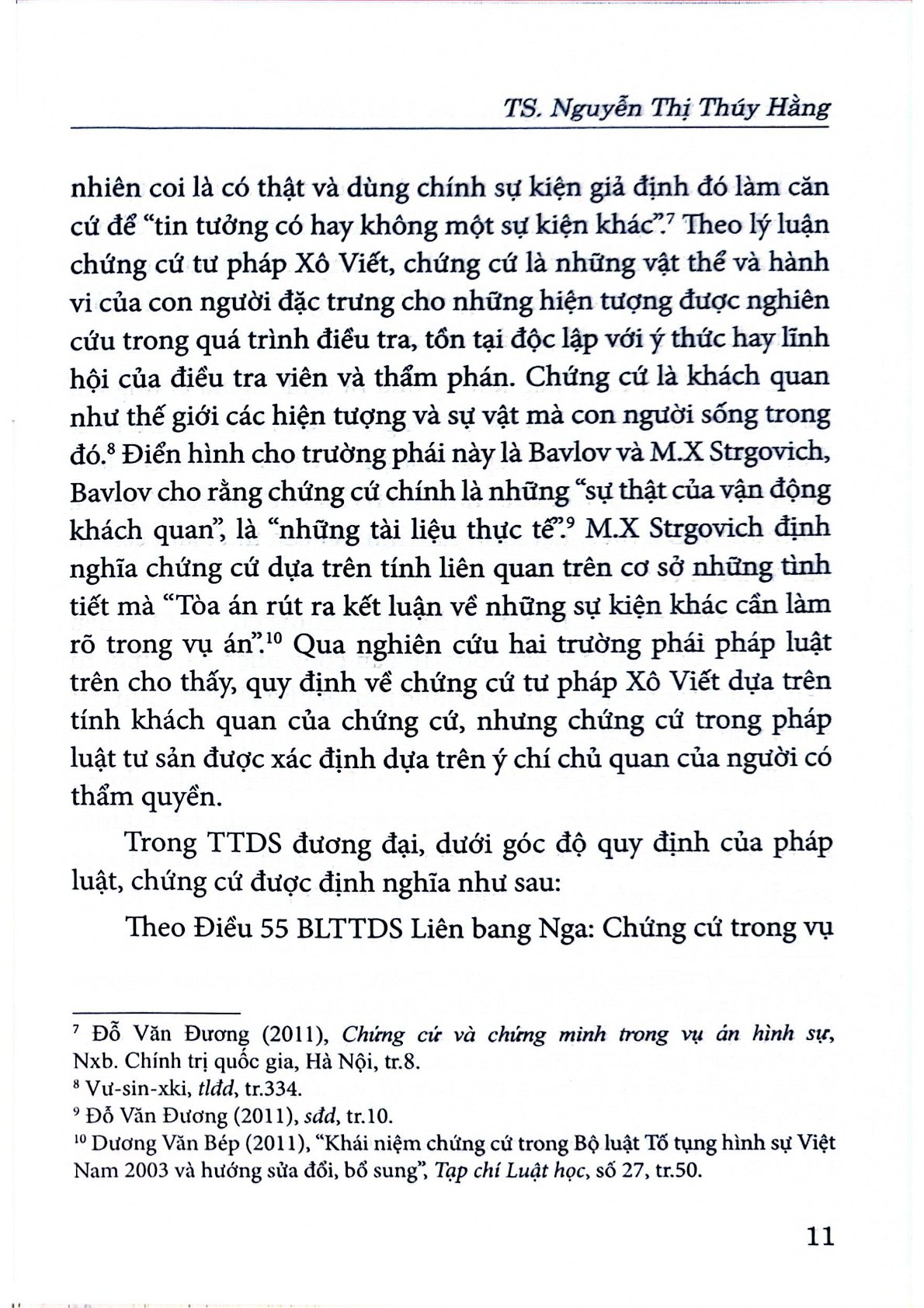 Chứng Cứ Trong Tố Tụng Dân Sự Việt Nam (Sách Chuyên Khảo)  - TS.Nguyễn Thị Thúy Hằng