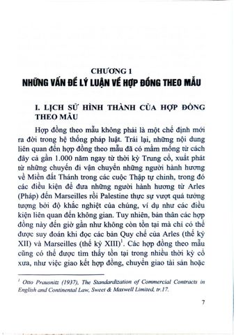  Pháp Luật Về Hợp Đồng Theo Mẫu Theo Quy Định Của Pháp Luật Hiện Hành  - TS. Trần Ngọc Hiệp 