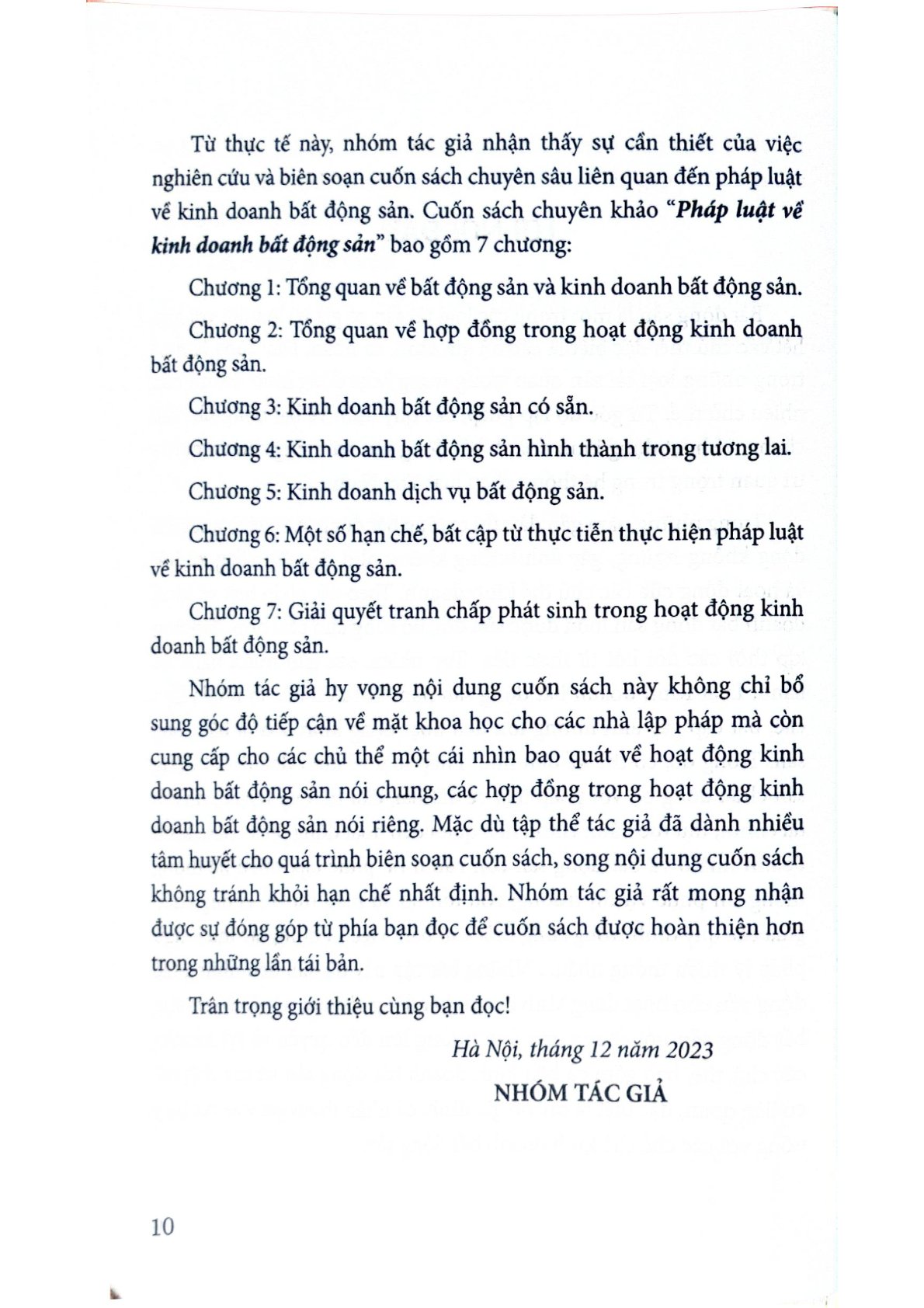 Pháp Luật Về Kinh Doanh Bất Động Sản - TS. Nguyễn Văn Hợi 
( Chủ biên)