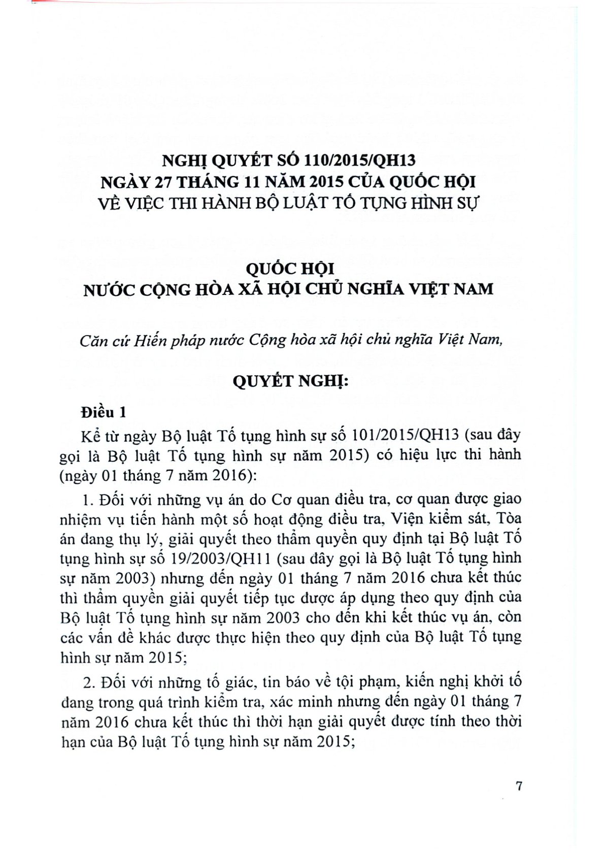 So Sánh Bộ Luật Tố Tụng Hình Sự 2003 Và 2015  - TS.Đỗ Đức Hồng Hà  ( Chủ biên)