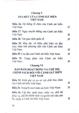  Luật Cảnh Sát Biển Việt Nam - Quốc Hội 