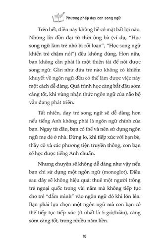  Phương Pháp Dạy Con Song Ngữ 
