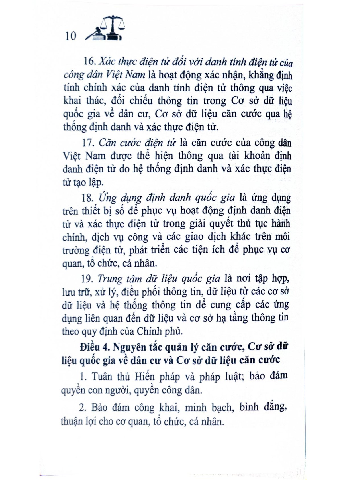 Luật Căn Cước - Quốc hội