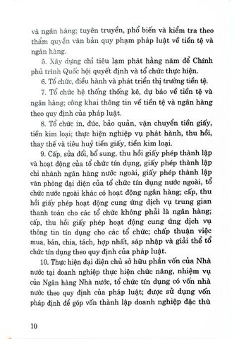  Luật Ngân Hàng Nhà Nước Việt Nam (Hiện Hành) (Sửa Đổi, Bổ Sung 2022) - Quốc hội (XB 2024) 