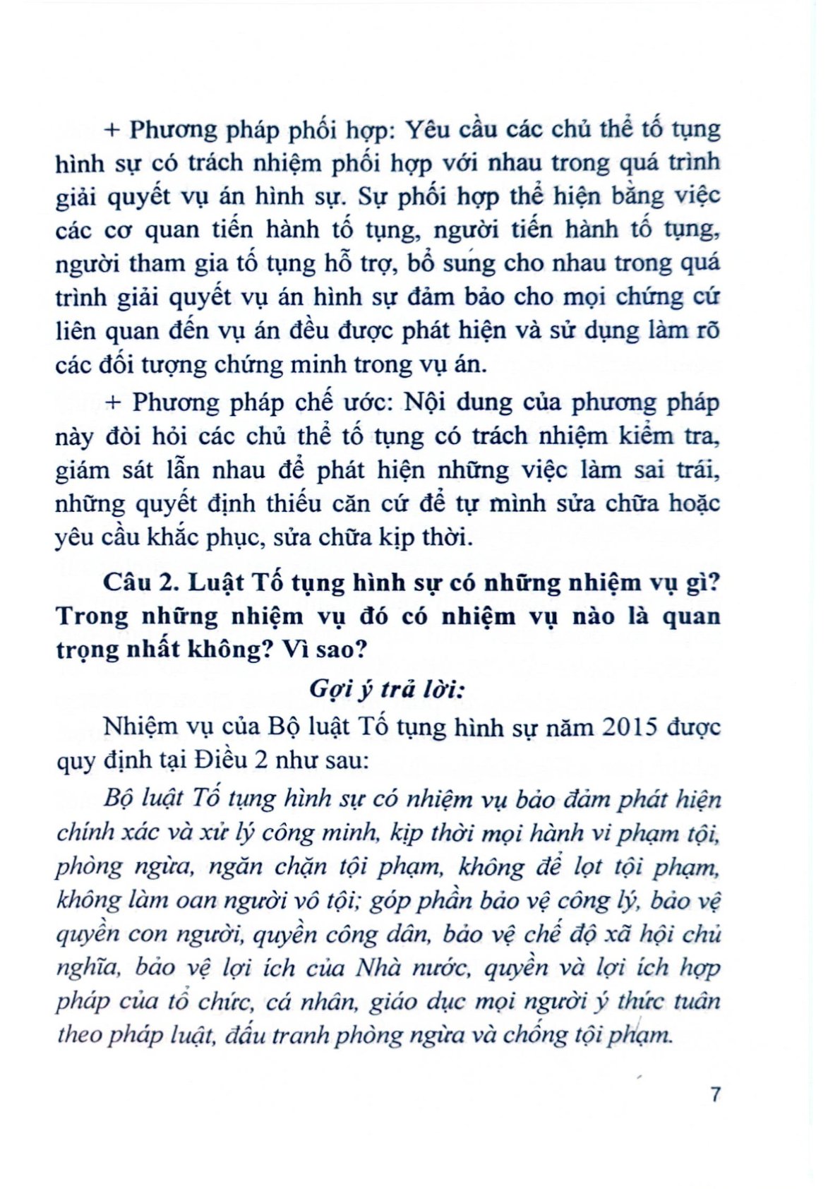 Hỏi Đáp Luật Tố Tụng Hình Sự Năm 2015  - TS. Phạm Thị Thoa 
(Chủ biên)