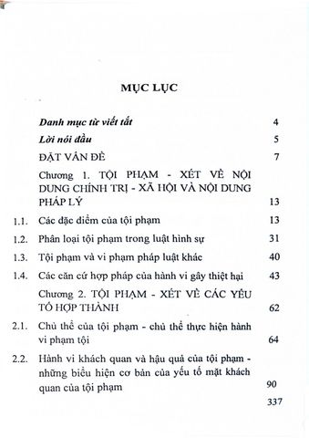  Tội Phạm Và Cấu Thành Tội Phạm  - GS.TS Nguyễn Ngọc Hòa 
