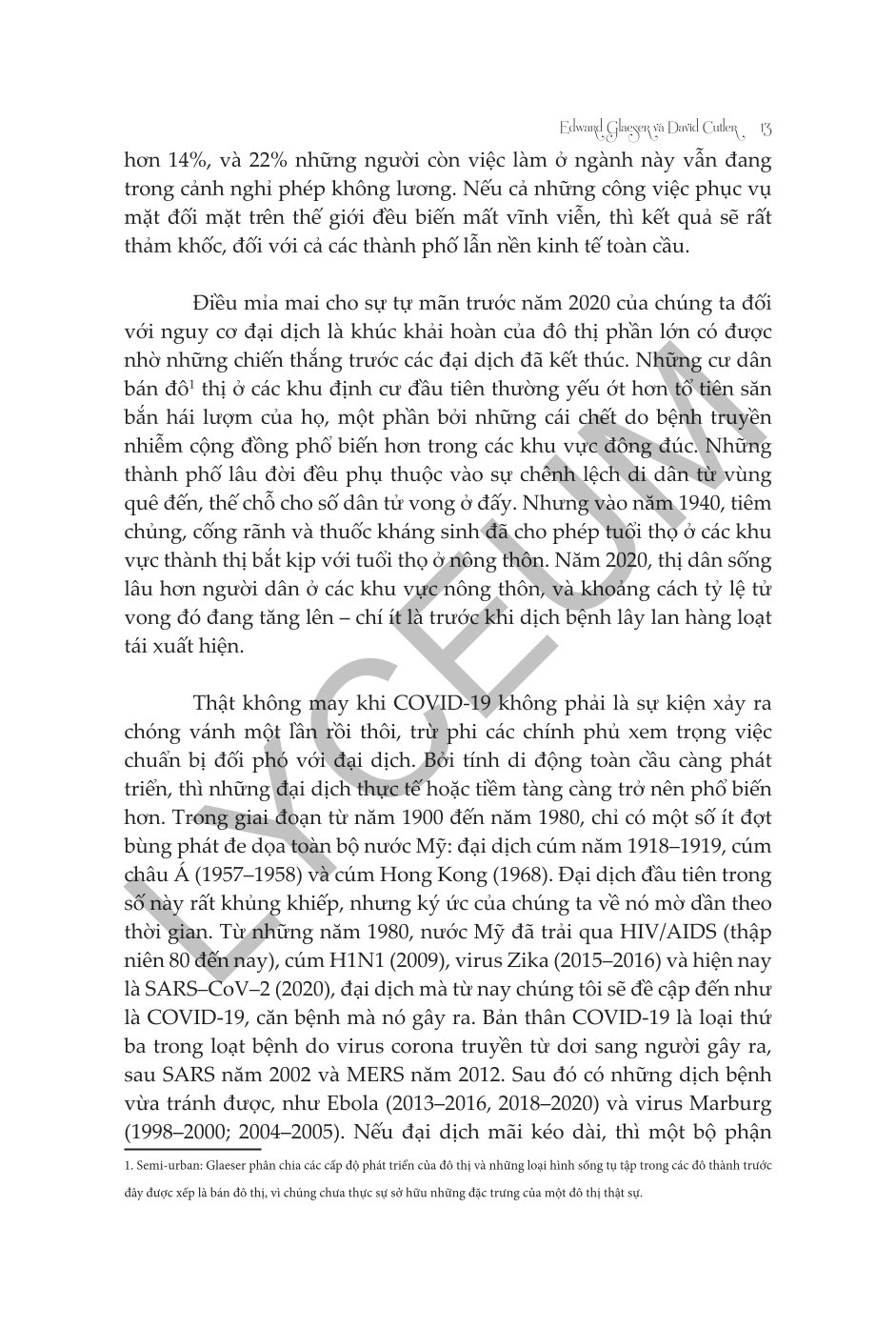 Sinh Tồn Của Đô Thị - Edward Glaeser & David Cutler