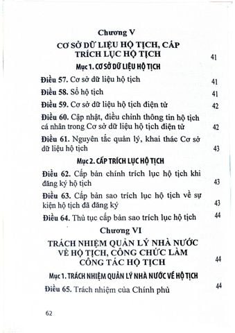  Luật Hộ Tịch  - Quốc hội 