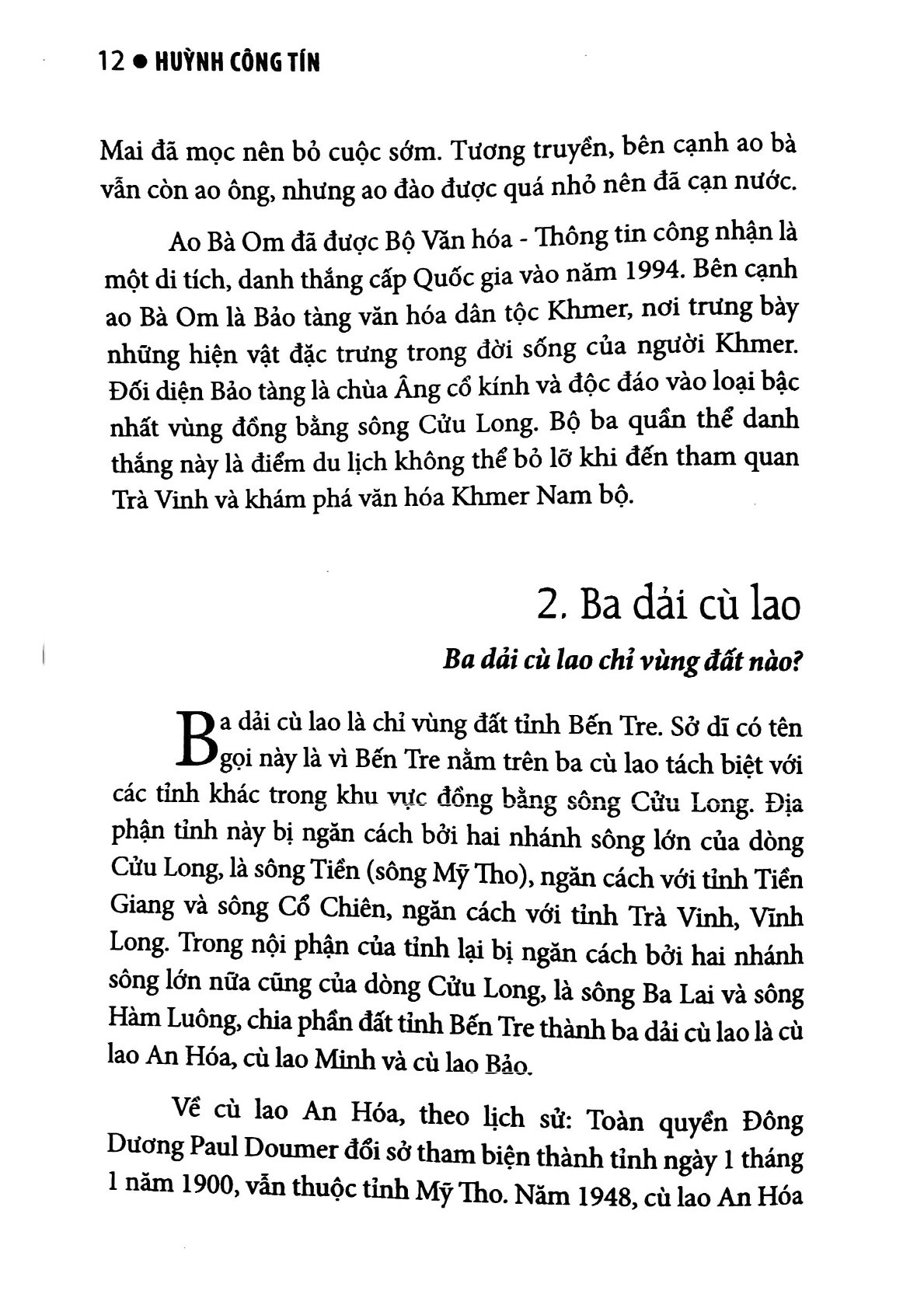 Chuyện Địa Danh Chữ Nghĩa Nam Bộ - Huỳnh Công Tín