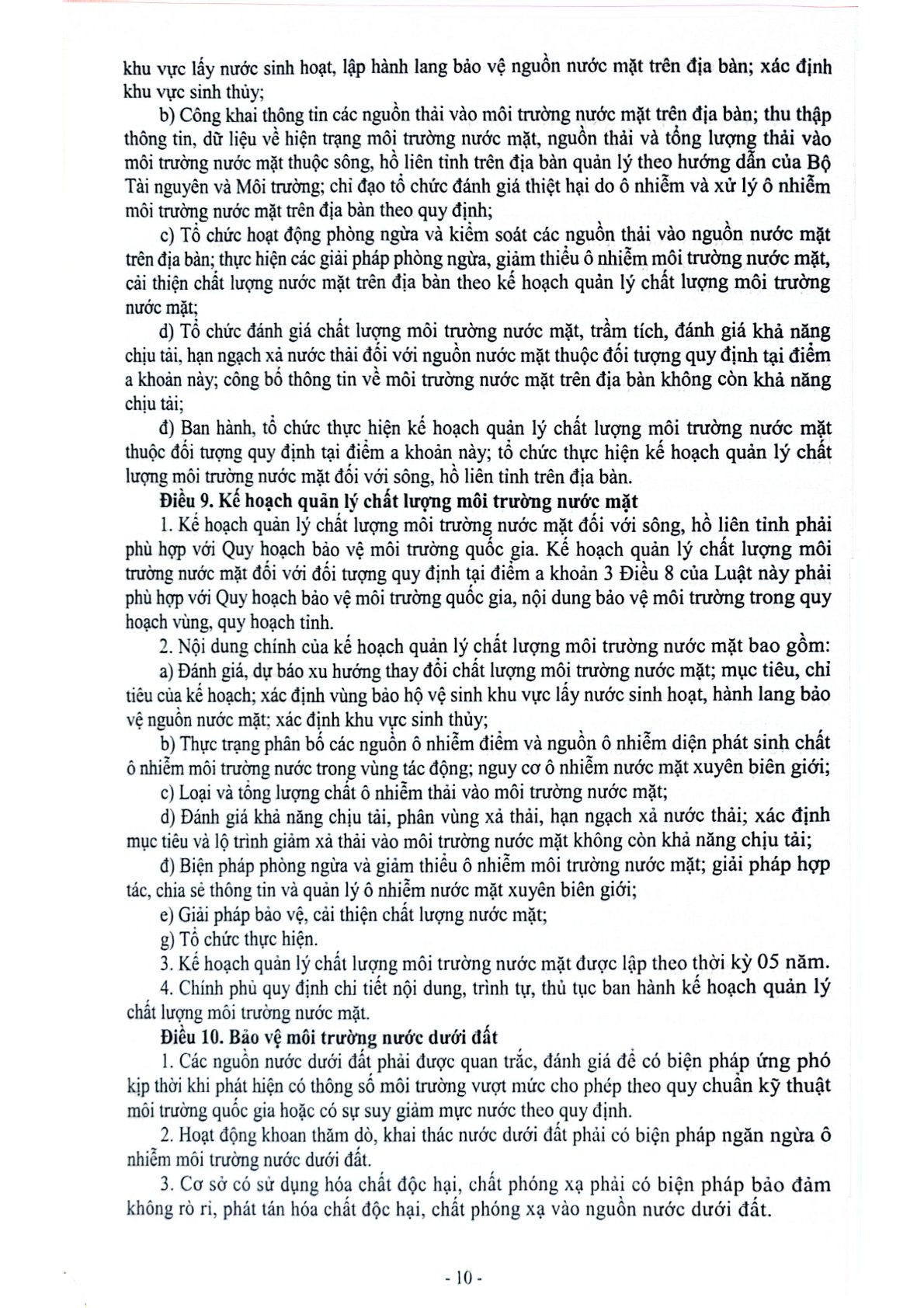 Luật Bảo Vệ Môi Trường Và Văn Bản Hướng Dẫn Thi Hành - Quốc Hội