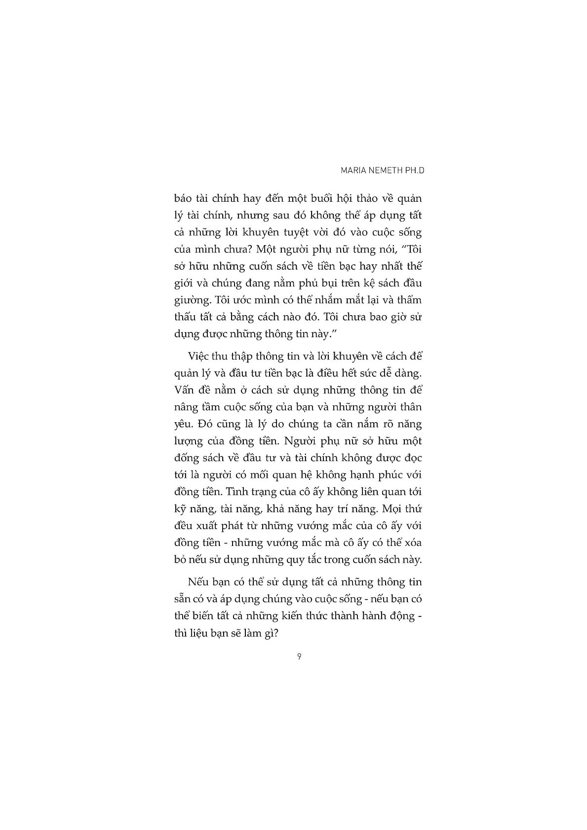 Tâm Thức Tài Chính - Maria Nemeth Ph.D