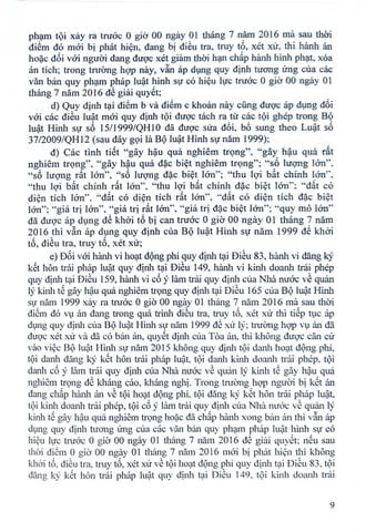  So Sánh Bộ Luật Hình Sự Năm 1999 (Được Sửa Đổi,Bổ Sung Năm 2009) Với Bộ Luật Hình Sự  Năm 2015 Sửa Đổi, Bổ Sung Năm 2017  - GS.TS. Trần Minh Hưởng ( Chủ biên) 