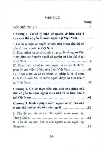  Quyền Sở Hữu Nhà Ở Của Chủ Thể Có Yếu Tố Nước Ngoài Tại Việt Nam  - TS.Trần Quang Huy 