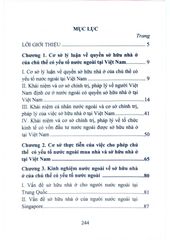 Quyền Sở Hữu Nhà Ở Của Chủ Thể Có Yếu Tố Nước Ngoài Tại Việt Nam  - TS.Trần Quang Huy