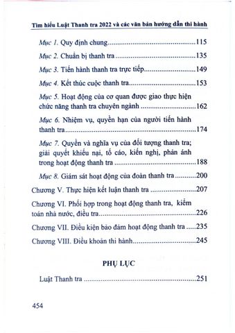  Tìm Hiểu Luật Thanh Tra Năm 2022 Và Các Văn Bản Hướng Dẫn Thi Hành  - TS.Đinh Văn Minh - TS.Đinh Lương Minh Anh 