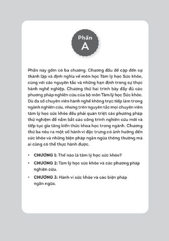  Tâm Lý Học Sức Khỏe - TS Phạm Toàn 