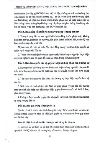  Trình Tự Giải Quyết Các Vụ Việc Dân Sự Theo Pháp Luật Hiện Hành  - ThS.NCS.Tạ Đình Tuyên 