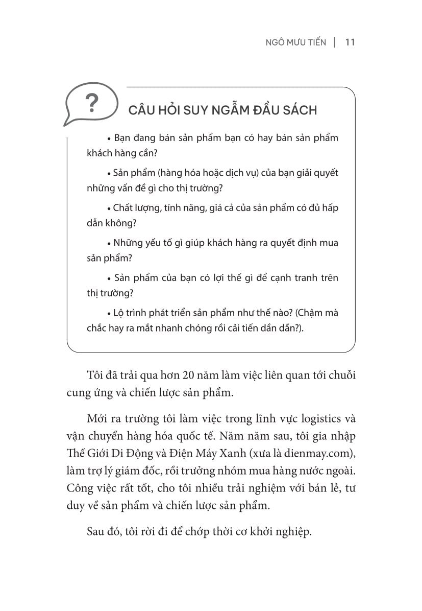 Chiến Lược Sản Phẩm - 4 Cấp Tư Duy Để Tạo Sản Phẩm Kinh Doanh Hiệu Quả Và Có Lợi Nhuận Bền Vững - Ngô Mưu Tiến