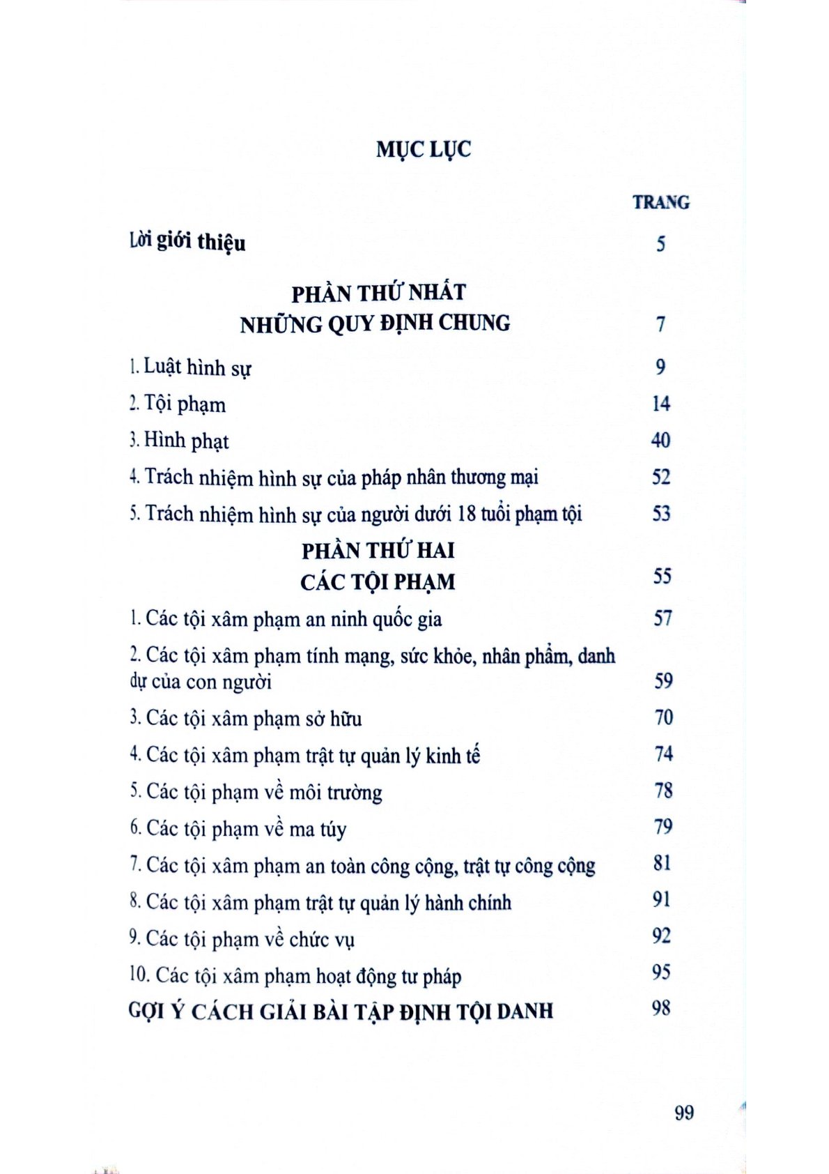 Mô Hình Luật Hình Sự Việt Nam - GS.TS Nguyễn Ngọc Hòa