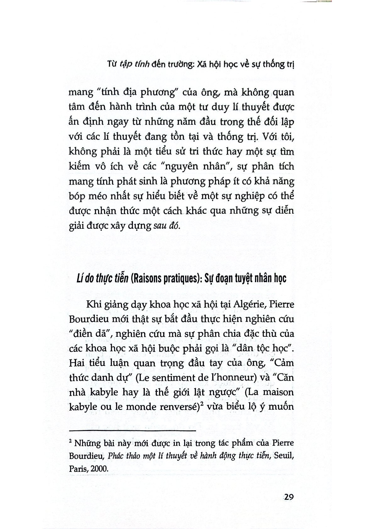 Pierre Boudier Một Dẫn Nhập - Pierre Mounier