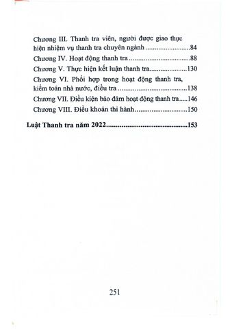  Những Điểm Mới Và Nội Dung Cơ Bản Của Luật Thanh Tra Năm 2022  - Thanh tra Chính phủ 