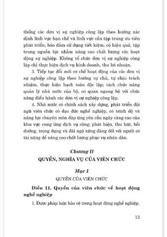  Luật Viên Chức Năm 2010 (Sửa Đổi, Bổ Sung Năm 2019) - Quốc hội (XB 2024) 