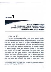 Công Nhận Và Cho Thi Hành Bản Án, Quyết Định Dân Sự Của Tòa Án Nước Ngoài Trong Bối Cảnh Toàn Cầu Hóa Và Khuyến Nghị Cho Việt Nam (Sách Chuyên Khảo)  - TS.Nguyễn Thu Thủy ( Chủ biên)