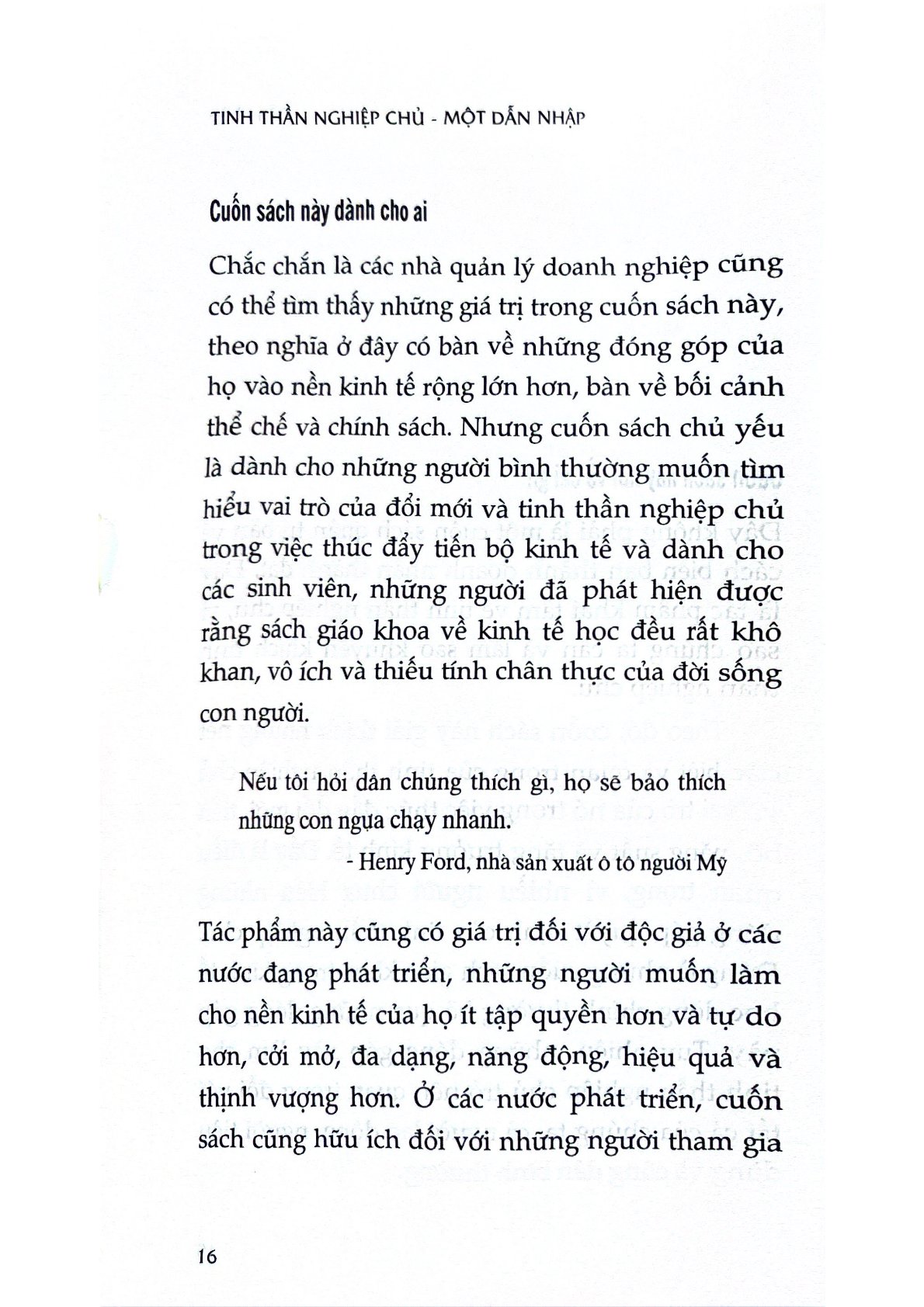 Tinh Thần Nghiệp Chủ - Eamonn Butler