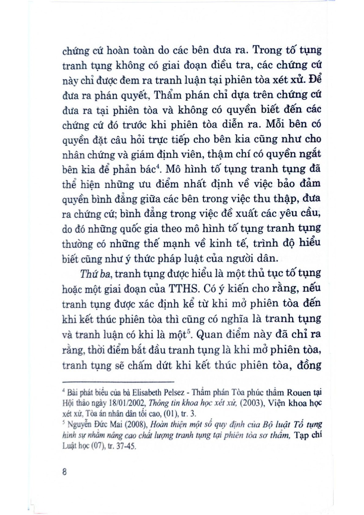 Hoạt Động Tranh Tụng Tại Phiên Toà Xét Xử Sơ Thẩm Vụ Án Hình Sự (Sách Chuyên Khảo)  - TS. Nguyễn Thị Mai