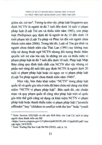  Triết Lý Xử Lý Người Chưa Thành Niên Vi Phạm Và Thực Tiễn Xây Dựng Pháp Luật Trên Thế Giới ( Sách Chuyên Khảo) - TS. Đào Lệ Thu 