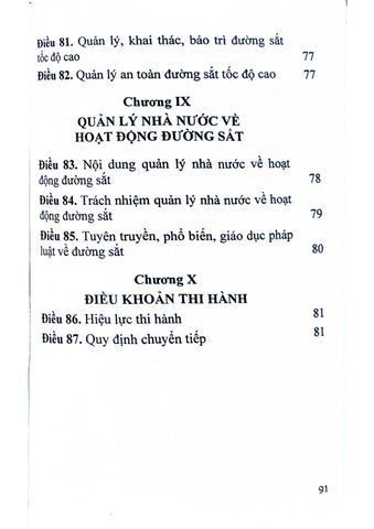  Luật Đường Sắt (Có Hiệu Lực Thi Hành Từ Ngày 01/7/2018) - Quốc Hội 