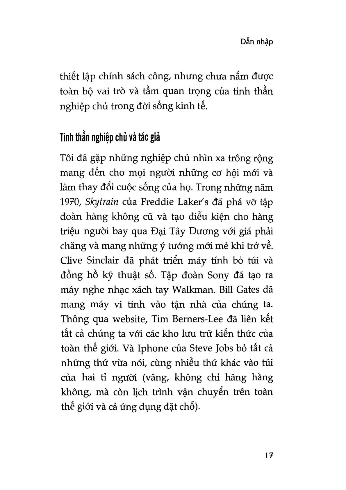 Tinh Thần Nghiệp Chủ - Eamonn Butler