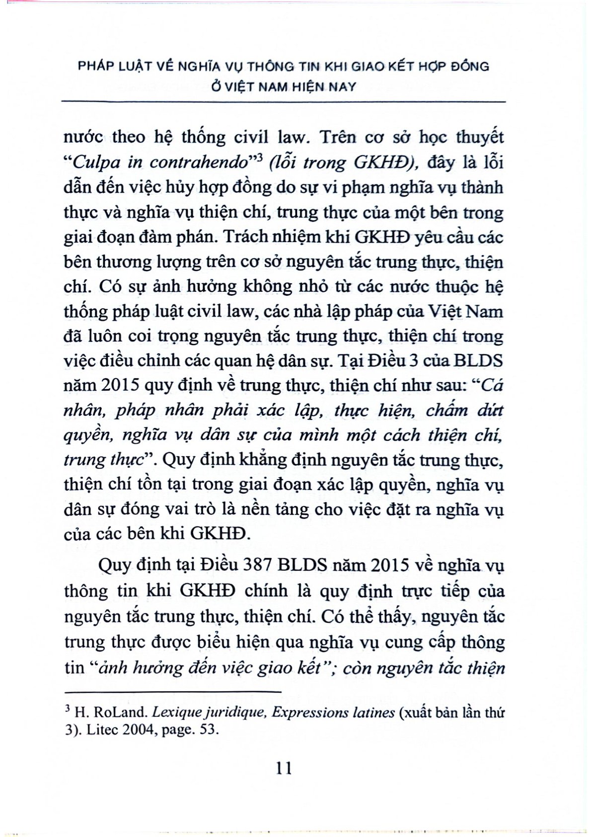 Pháp Luật Về Nghĩa Vụ Thông Tin Khi Giao Kết Hợp Đồng Ở Việt Nam Hiện Nay  - TS.Đỗ Thị Hoa