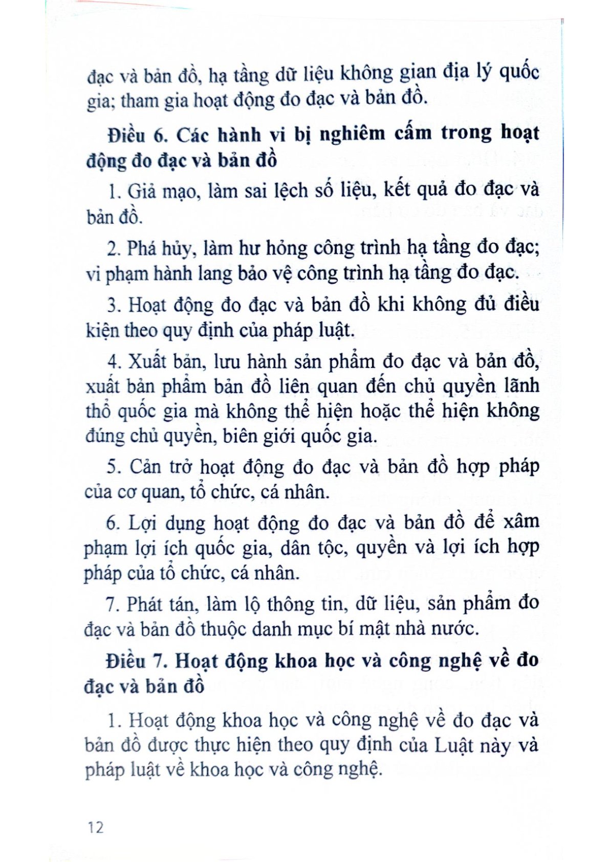 Luật Đo Đạc Và Bản Đồ - Quốc Hội