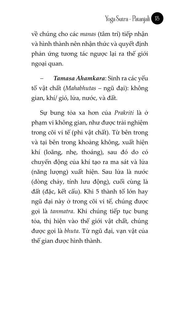 Yoga Sutra (Dịch Từ Tiếng Phạn) - Patanjali