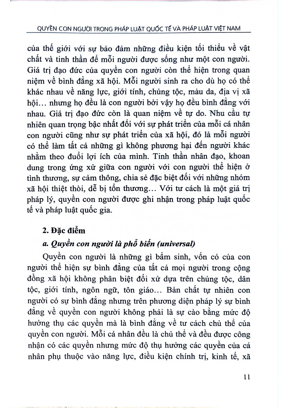 Quyền Con Người Trong Pháp Luật Quốc Tế Và Pháp Luật Việt Nam - PGS.TS.Nguyễn Thị Kim Ngân-TS.GVC.Chu Mạnh Hùng