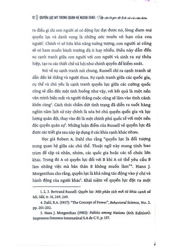  Quyền Lực Mỹ Trong Quan Hệ Ngoại Giao Tiếp Cận Từ Góc Độ Lịch Sử Và Văn Hóa (Sách Chuyên Khảo) - PGS.TS. Đặng Cẩm Tú (XB 2023) 