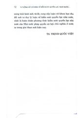 Tư Tưởng Hồ Chí Minh Về Kiểm Soát Quyền Lực Nhà Nước Và Sự Vận Dụng Trong Tình Hình Hiện Nay (Sách Chuyên Khảo) - TS Trịnh Quốc Việt (XB 2024)